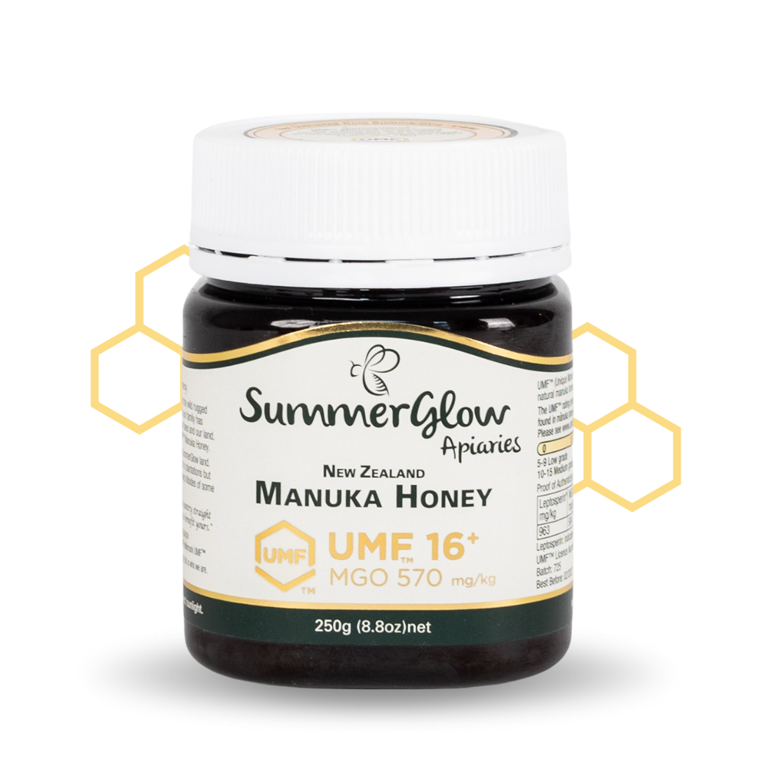 UMF™ 16+ Mānuka Honey 250g (MGO 570mg/kg)