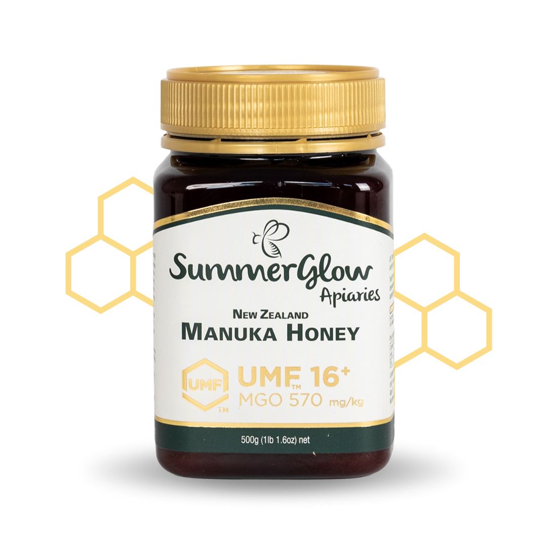 UMF™ 16+ Mānuka Honey 500g (MGO 570mg/kg)