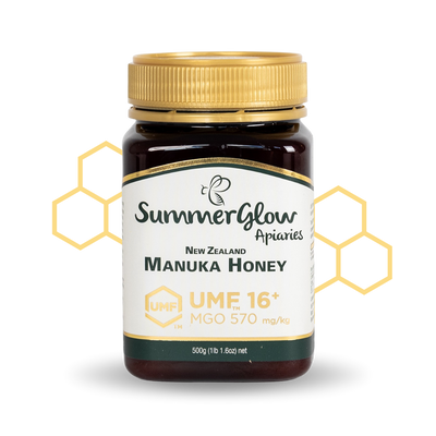 UMF™ 16+ Mānuka Honey 500g (MGO 570mg/kg)